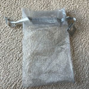 9” X 5.5” Drawstring Organza Bag Jewelry Pouch Wedding Party Macys Gift Bag Grey